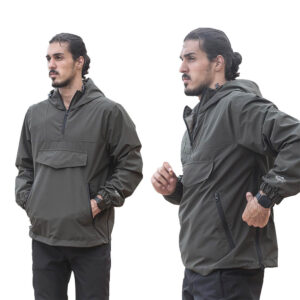 Fiyort FY165 Su Geçirmez Kanguru Yağmurluk Haki