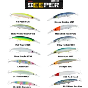 Fujin Deeper 125S-DR Slow Sinking Maket Balık (26gr)