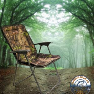 Kaptan Lüx Sünger Petli Profesyonel Kamp Sandalyesi