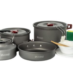 Orcamp 4'lü Alüminyum Tencere Seti