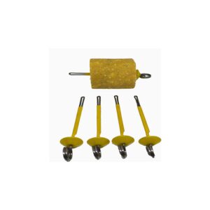 Sazan Rig Paslanmaz Tekli Küspe Aparatı 3 Adet