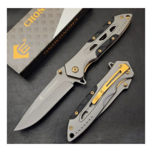 Chongming Çakı Titanyum Gold Klipsli Çakı