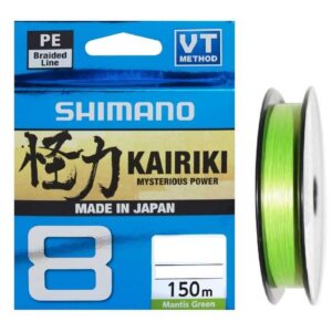 Shimano Kairiki 8X 150 M Mantis Green Örgü İp Misina