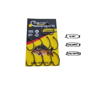 Renat Carp Paslanmaz Sazan İğnesi No 2-4