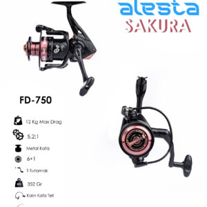 ALESTA SAKURA FD-750 AL KAFA CNC KOL 6+1 BB