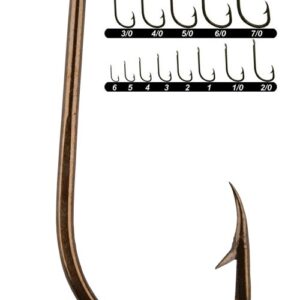 Youvella 1428 Sazan İğnesi Dövme Kalın 100'lü Kutu Bronz