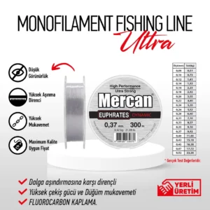 Mercan Misina Euprates Dynamıc 300MT 0.37 mm