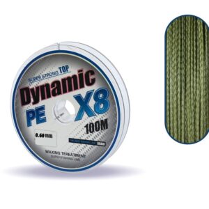 Captain Dynamic Soft PE 8 Örgü İp Misina 100mt Yeşil