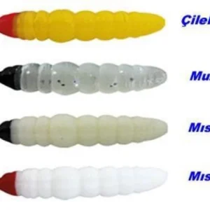 Effe W207 Silikon Kokulu Kurt Şasi 3 cm Mısır 2 Aromalı 20 adet