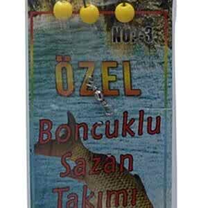 BONCUKLU 3 İĞNELİ KARTELADA ÖZEL SAZAN TAKIMI