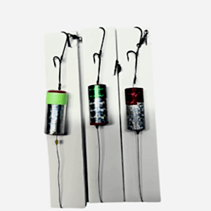 2 İĞNELİ ÇELİK TELLİ KIYI YEMLİ LÜFER TAKIMI 3 ADET İĞNE NO:1