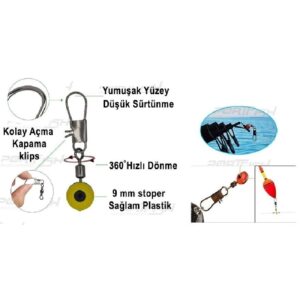 EFFE Boncuklu Klips 3 Lü Paket M Beden