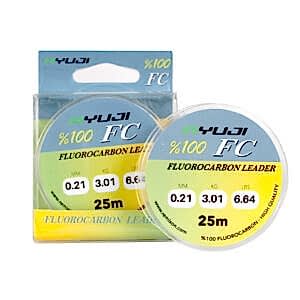 RYUJI FLUORO CARBON LEADER 25M, MİSİNA