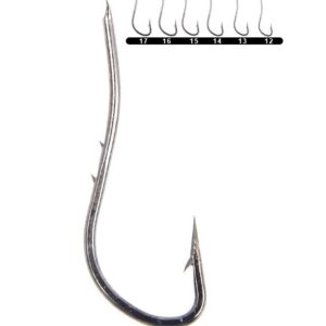 Youvella 1316 Çift Tırnaklı Canlı Yem İğnesi 100'lü Kutu Black Nikel