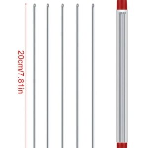 Captain 7657 Yem Şişi 1mm Canlı Yem Takmak İçin 25cm İnox Şiş 5li Paket