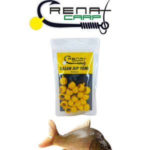 Renat Carp Vanilya Kokulu Delikli Hamur Konulabilir Sert Boncuk Sazan Dip Yemi