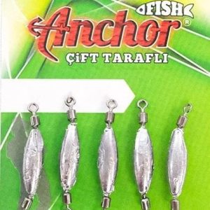 ANCHOR ÇİFT TARAFLI FIRDÖNDÜLÜ KURŞUN 5 Lİ PAKET