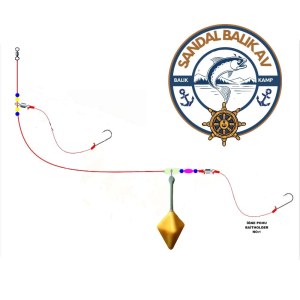 HIRSIZLI PATER NOSTER MİNEKOP LEVREK TAKIMI İĞNE POHU BAİTHOLDER NO :1