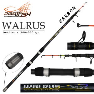Portfish Walrus Teleskopik Tekne Kamışı 185 cm 100-200 gr